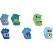 Wholesale - 6pk 2T-4T BABY SHARKS BIG SHOW OCEAN BUDDIES SOCKS, UPC: 193159193584